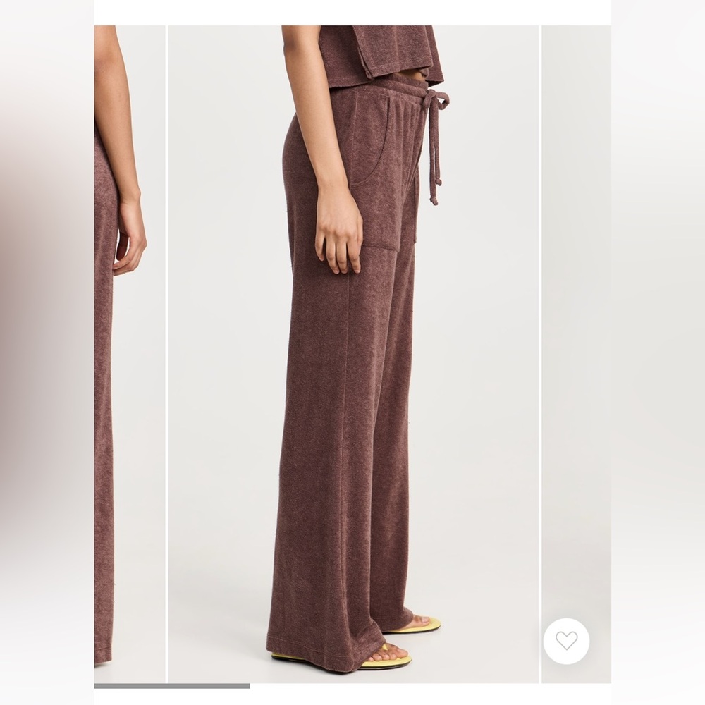 Year of Ours; cabana pant in WHITE